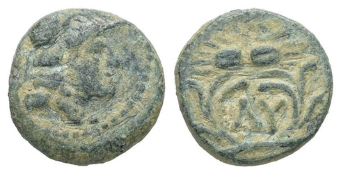 Ancient Thracian silver coin from Lysimachia, Thrace circa 309-220 BC